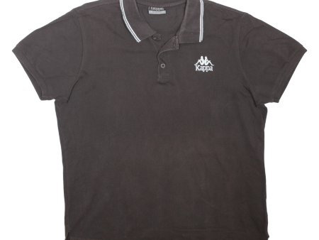 KAPPA Mens Polo Shirt Brown XL Online Hot Sale