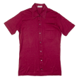 BERTIE Mens Plain Shirt Red M For Cheap