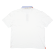 PIERRE CARDIN Mens Polo Shirt White L Discount