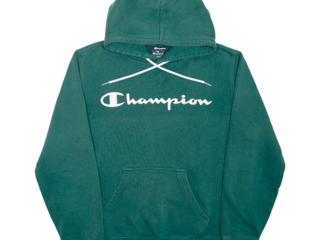 CHAMPION Mens Green Hoodie S Online now