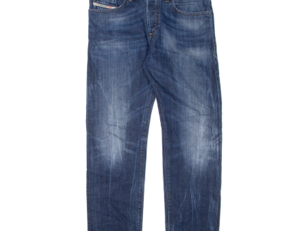 DIESEL Buster Mens Jeans Blue Slim Tapered Stone Wash W31 L28 Online Hot Sale