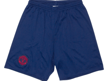 ADIDAS Manchester United Mens Sports Shorts Blue Relaxed S W26 Online Hot Sale