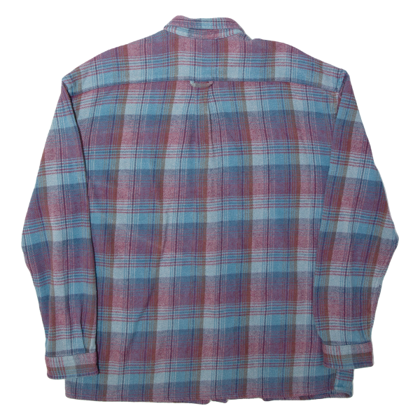 ASOS Mens Shirt Blue Check Long Sleeve S Sale