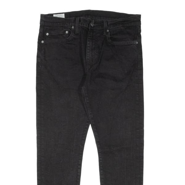 LEVI S 512 BIG E Jeans Mens Black Slim Tapered W34 L27 For Cheap