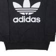 ADIDAS Mens Sweatshirt Black XS Online now