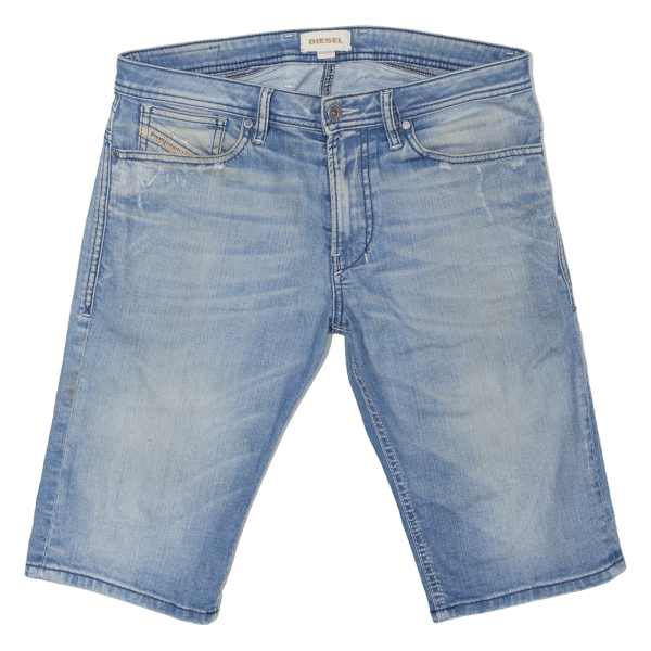 DIESEL Womens Jorts Shorts Blue Slim M W32 Fashion