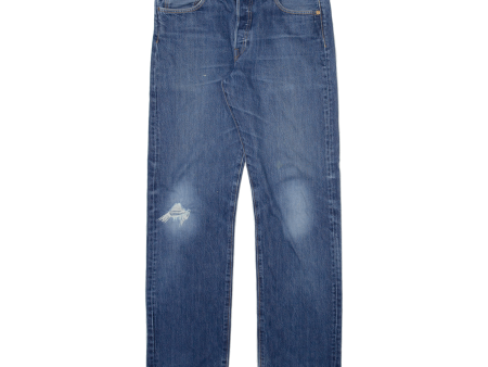 LEVI S 501 Jeans Mens Blue Regular Straight W33 L34 Online Sale