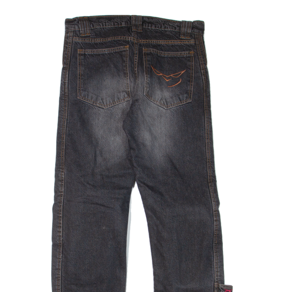 X PRO Motorcycle Mens Jeans Grey Regular Straight Stone Wash W32 L33 Online