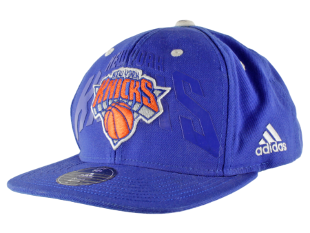 ADIDAS New York Knicks Boys Snapback Cap Blue Wool Online