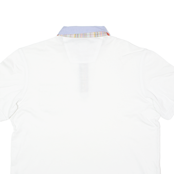 PIERRE CARDIN Mens Polo Shirt White L Discount