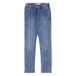 LEVI S 512 Jeans Boys Blue Slim Tapered Acid Wash W26 L30 For Sale