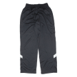 AIR JORDAN Mens Track Pants Black Wide-Leg L W28 L29 For Cheap