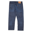 LEVI S 504 Jeans Mens Blue Regular Straight Stone Wash W33 L26 Hot on Sale