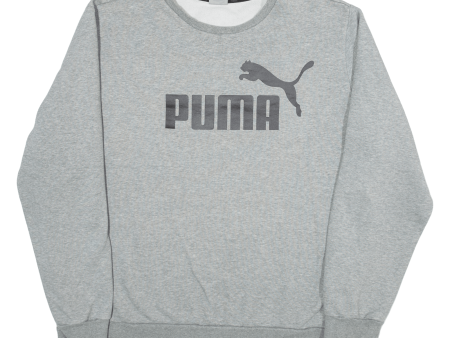 PUMA Mens Sweatshirt Grey 2XL Sale