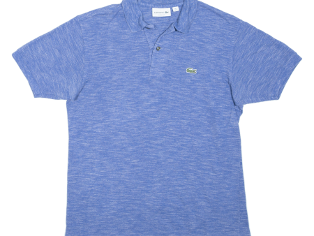 LACOSTE Mens Polo Shirt Blue S Fashion