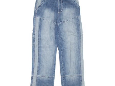 C&A Carpenter Boys Jeans Blue Loose Straight Stone Wash W29 L30 Online now