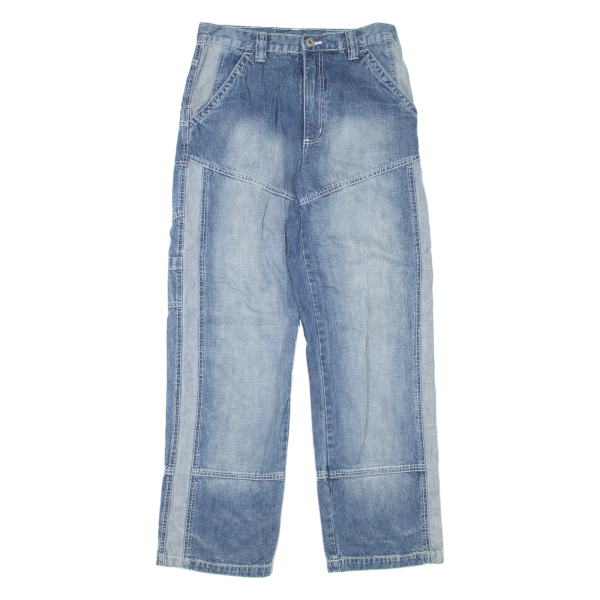 C&A Carpenter Boys Jeans Blue Loose Straight Stone Wash W29 L30 Online now