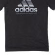 ADIDAS Mens T-Shirt Black XS For Sale