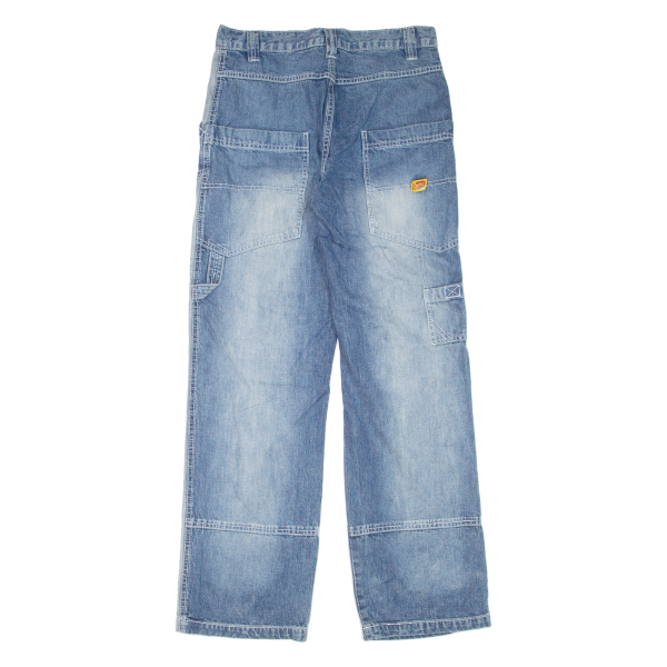 C&A Carpenter Boys Jeans Blue Loose Straight Stone Wash W29 L30 Online now