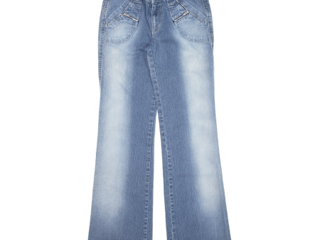 Womens Jeans Blue Regular Bootcut W28 L32 Hot on Sale