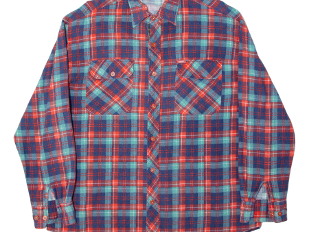 CHALET Mens Shirt Red Check Long Sleeve L Online