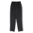 ADIDAS Mesh Lined Womens Track Pants Black Straight S W24 L30 Supply