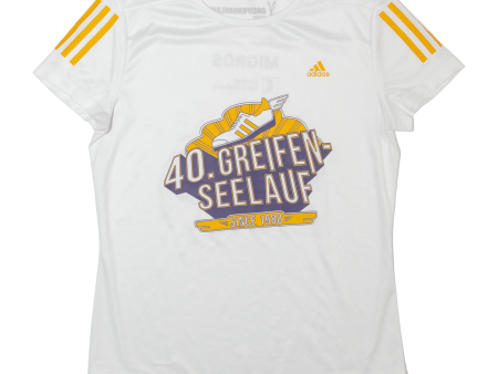 ADIDAS 40. Greifenseelauf Mens T-Shirt White XS Discount