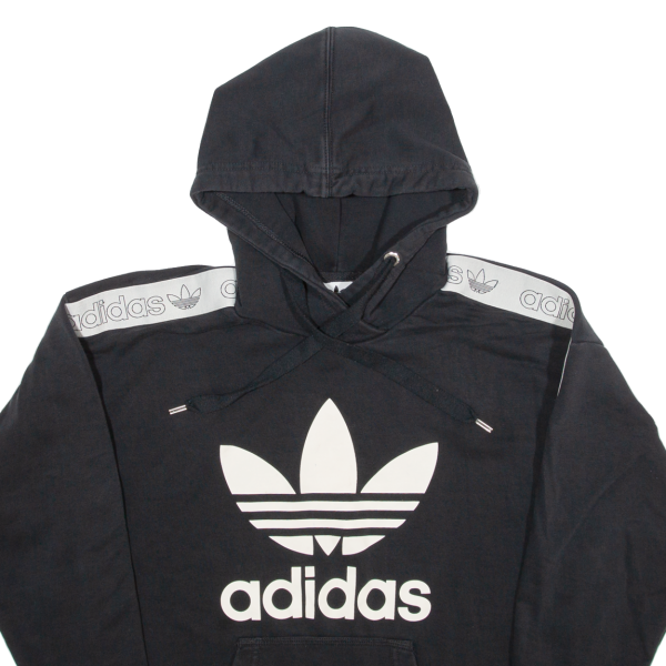 ADIDAS Womens Black Hoodie UK 10 Online