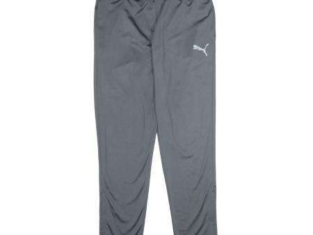 PUMA Mens Track Pants Grey Tapered M W30 L31 Cheap