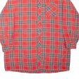 BREMO Mens Shirt Red Check Long Sleeve XL Supply