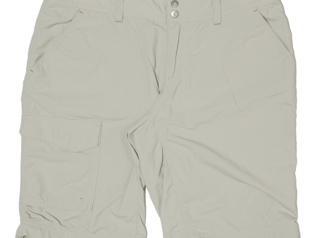 COLUMBIA Outdoor Womens Cargo Shorts Beige Relaxed M W34 Online