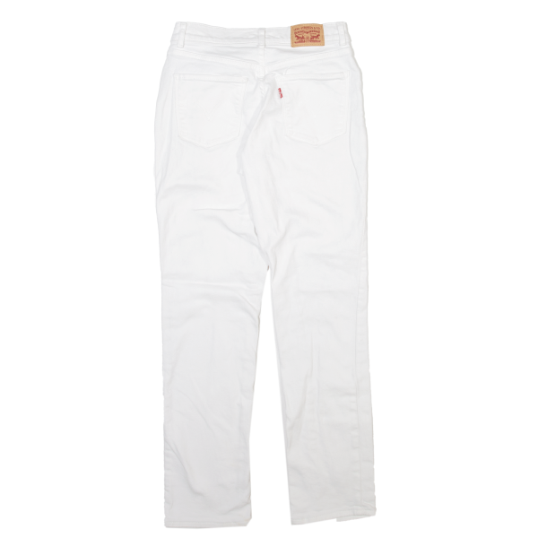 LEVI S Womens Jeans White Regular Straight W26 L30 Online Sale