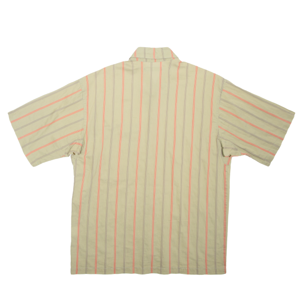 CIMALP Mens Shirt Brown Striped M Sale