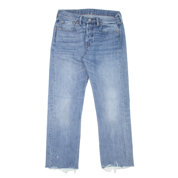 LEVI S 501 Jeans Mens Blue Regular Straight Stone Wash W30 L26 Hot on Sale