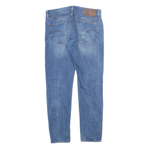 G-STAR RAW 3310 Mens Jeans Blue Slim Tapered Stone Wash W32 L32 Online Hot Sale