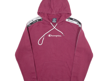 CHAMPION Mens Maroon Hoodie S Hot on Sale