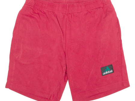 ADIDAS Mens Casual Shorts Red Relaxed S W28 Online Hot Sale