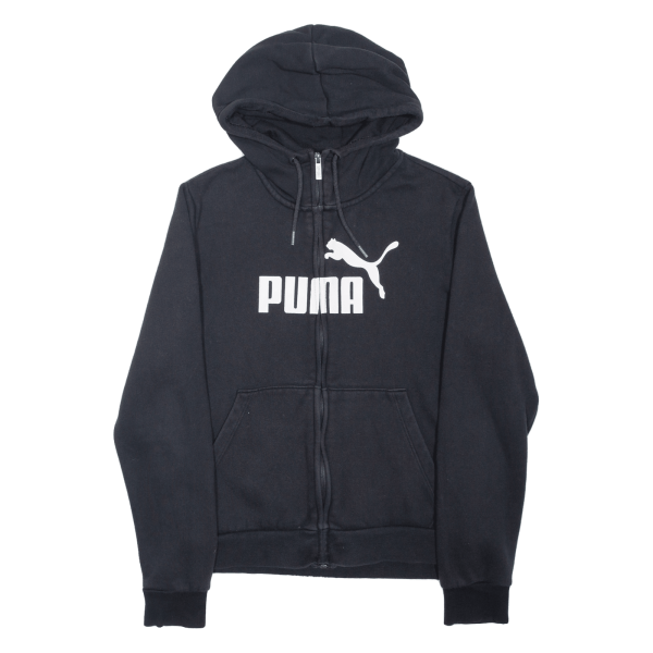 PUMA Boys Black Hoodie Full Zip 12Y on Sale