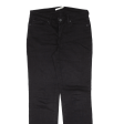 LEVI S 714 Womens Jeans Black Regular Straight W29 L30 For Discount