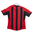 ADIDAS AC Milan Mens Football Shirt Jersey Red Collared L Online now