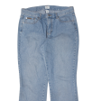 CALVIN KLEIN JEANS Womens Jeans Blue Regular Straight Stone Wash W34 L30 Online Hot Sale