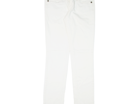 JUST CAVALLI Womens Jeans White Slim Skinny W30 L34 Online