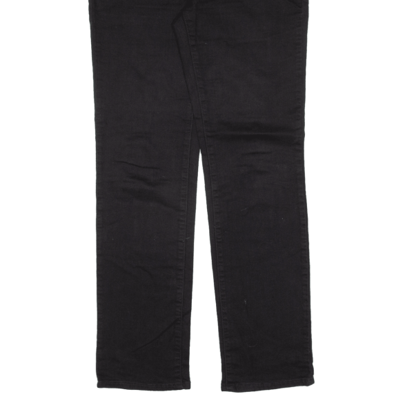 LEVI S 714 Womens Jeans Black Regular Straight W29 L30 For Discount