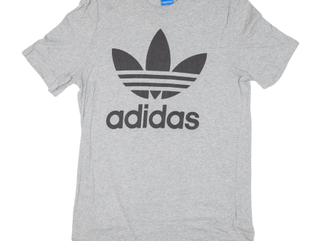 ADIDAS ORIGINALS Mens T-Shirt Grey S Online Sale