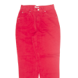 VALENTINO Womens Jeans Red Relaxed Tapered W28 L32 Online Hot Sale