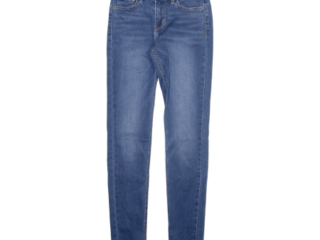 LEVI S 710 Womens Jeans Blue Slim Skinny W24 L28 Discount