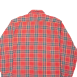 BREMO Mens Shirt Red Check Long Sleeve XL Supply