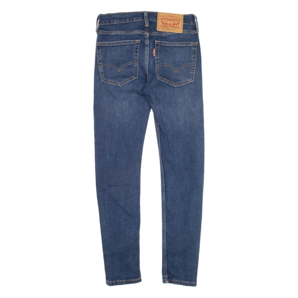 LEVI S 519 Hi-Ball Womens Jeans Blue Slim Skinny W28 L29 Online Sale