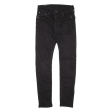 LEVI S 519 Hi-Ball Womens Jeans Black Slim Skinny W26 L27 Online now