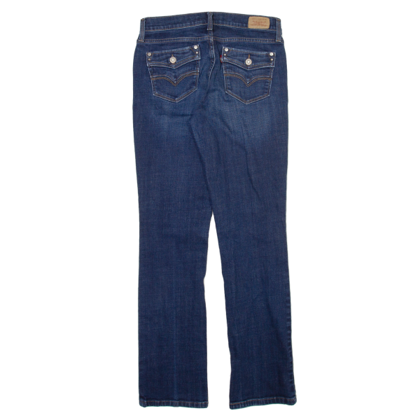 LEVI S 505 Womens Jeans Blue Regular Straight W28 L30 on Sale